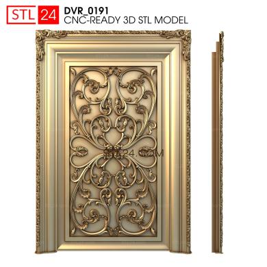 Doors (DVR_0191) 3D models for cnc